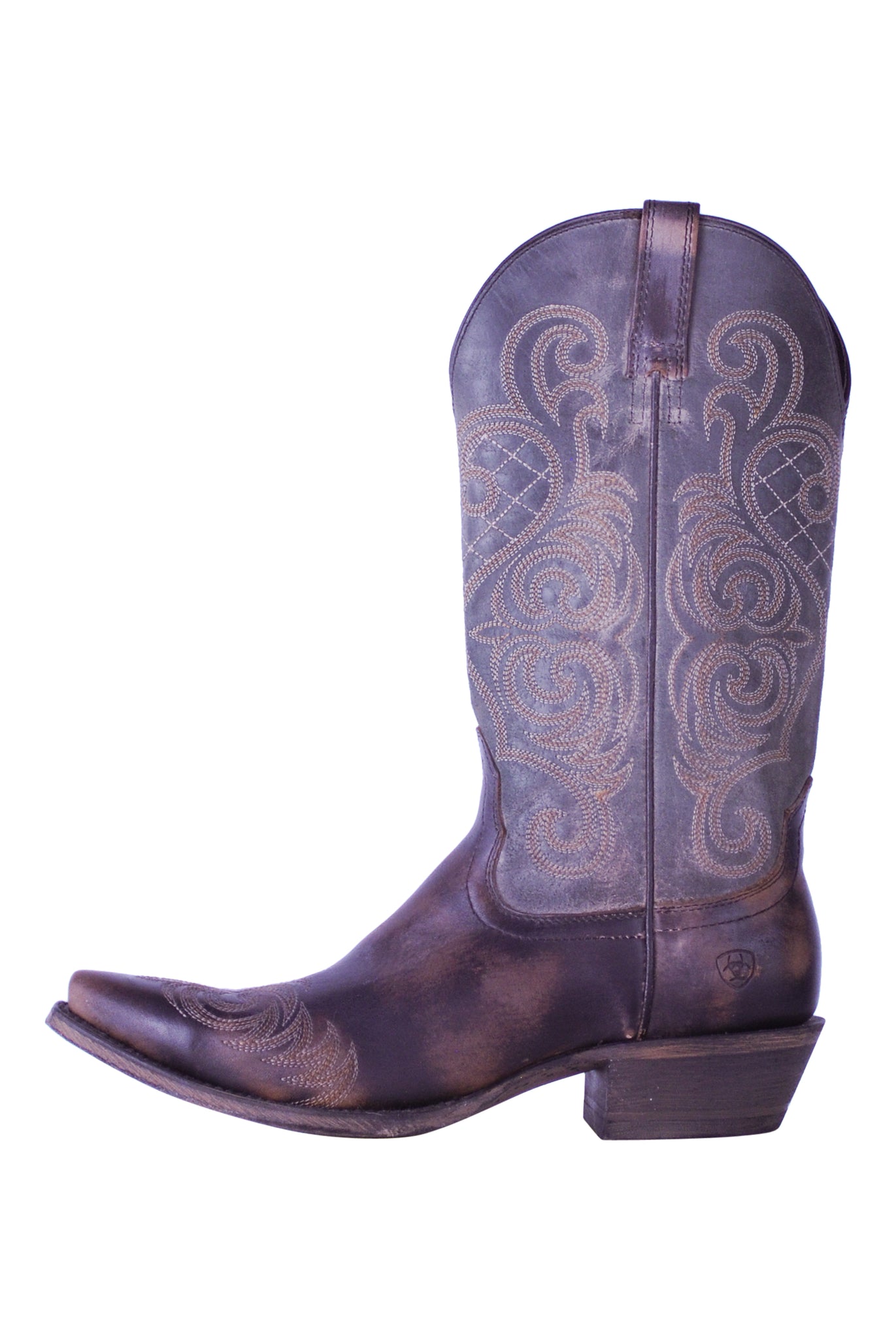 Washed Black Cowboy Boots