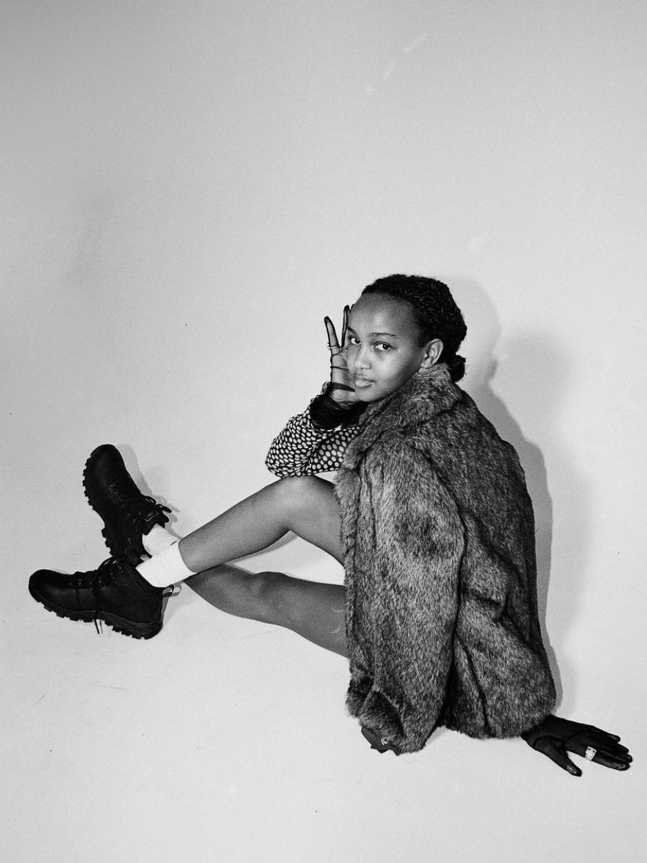 Diesel Faux Fur Coat